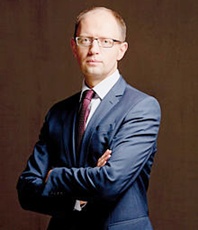 Ukrainian prime minister Arseny Yatseniuk